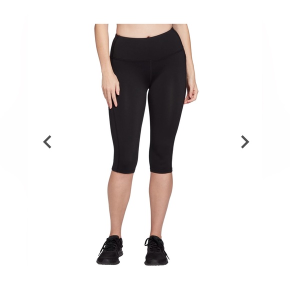 DSG Momentum High Rise Crop Leggings. Size X-Small Black. NWT. - Picture 1 of 11